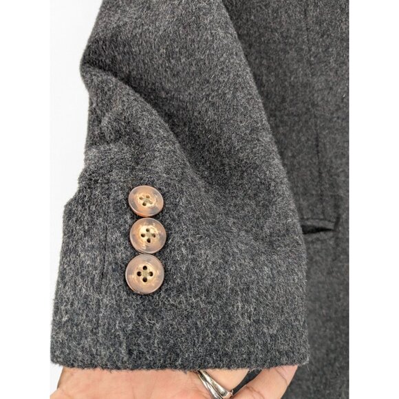 Vintage Blazer Jacket Women Size 8 Wool Cashmere Tailored Office Equestrian USA - Picture 5 of 8